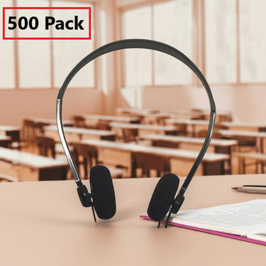 Bulk School On-Ear Headphones LH-06PS - 500 Pack